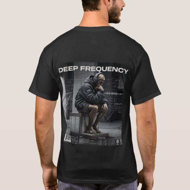 Deep Frequency Techwear Graphic T-Shirt (Back)