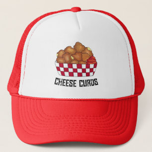 Deep Fried Cheese Curds Minnesota Wisconsin Food Trucker Hat