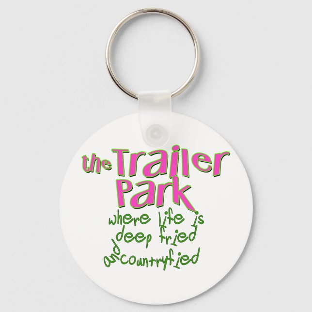 Deep Fried Countryfied Keychain (Front)