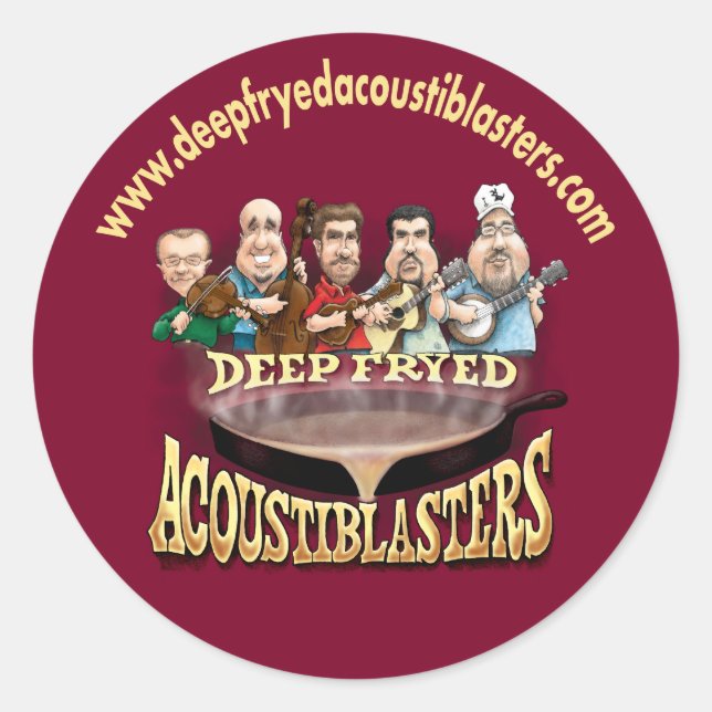 Deep Fryed Large Sticker (Front)