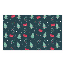 Deep Green Christmas Trees Perfect Gift