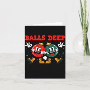 Deep In Christmas Srit Christmas Humorous Festive  Card