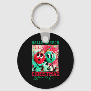 Deep In Christmas Srit Christmas Humorous Festive  Keychain