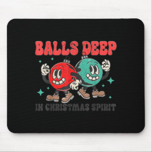 Deep In Christmas Srit Christmas Humorous Festive Mouse Pad