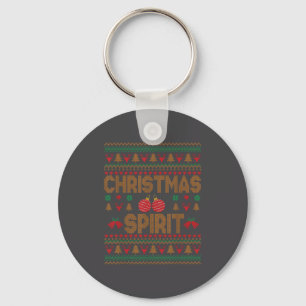 Deep In Christmas Srit Couples Matching Ugly Sweat Keychain