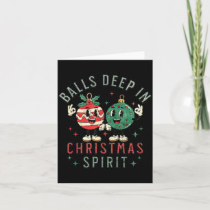 Deep In Christmas Srit Funny Christmas Saying  Card