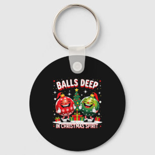 Deep In Christmas Srit Funny Ornament  Keychain