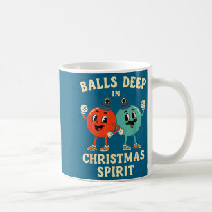 Deep In Christmas Srit Funny Retro Holiday Humor  Coffee Mug