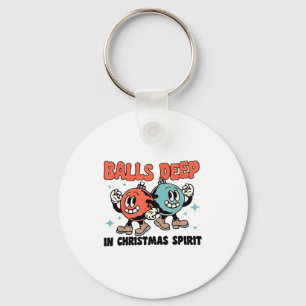 Deep In Christmas Srit Keychain