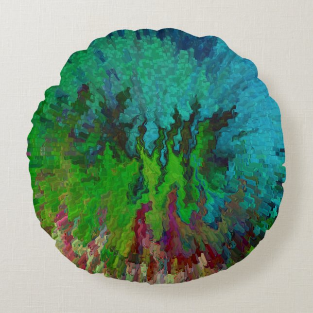 Deep in our Seas.... Round Pillow (Front)