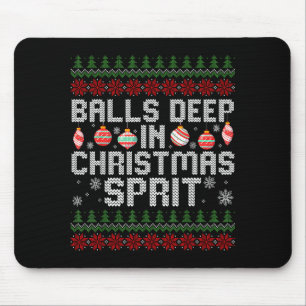 Deep In The Christmas Srit Matching Couples Ugly Mouse Pad