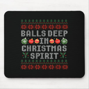 Deep In The Christmas Srit Matching Couples Ugly Mouse Pad