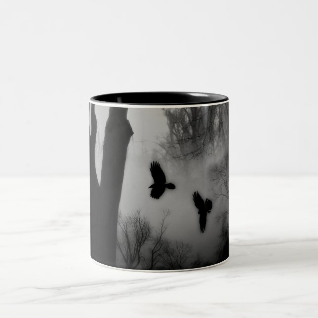 Deep In The Forest Two-Tone Coffee Mug (Center)