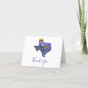 Deep in the Heart of Texas Thank You Note Card