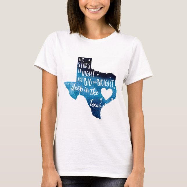 deep in The Heart of TX Harvey T-shirt (Front)