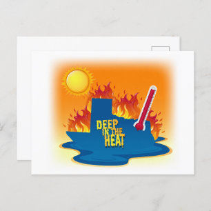 Deep In The Heat of Texas T-Shirt Postcard