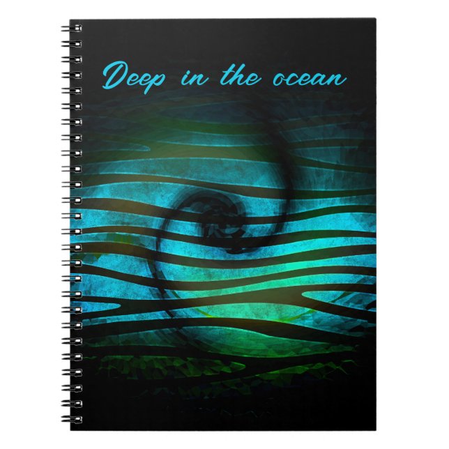 deep in the ocean notebook (Front)