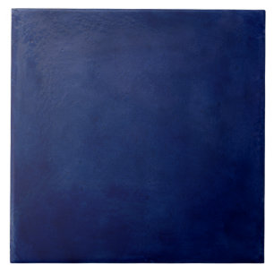 Deep Indigo Artisan Glaze Tile