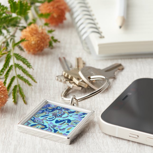 Deep is the Ocean Keychain (Side)