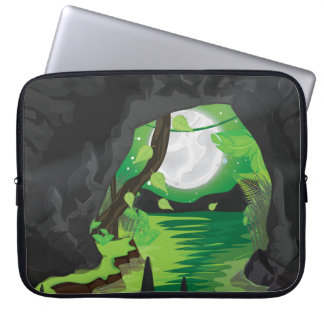 Deep Jungle Cave Laptop Sleeve