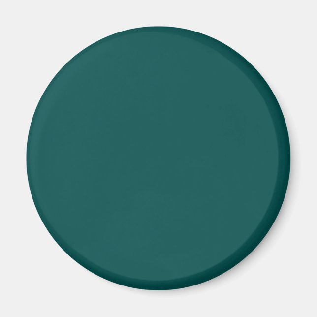 Deep Jungle Green 004B49 Colour - Add a Name Optio Magnet (Front)