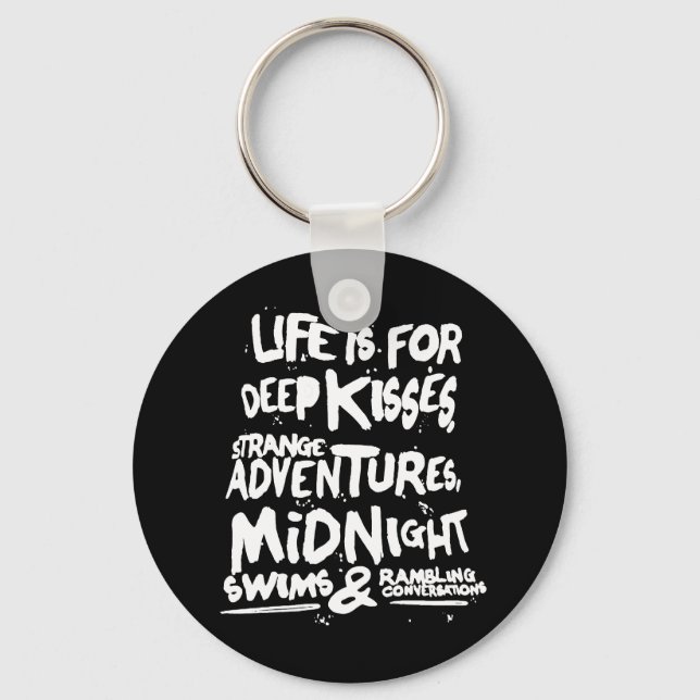 Deep Kisses Keychain (Front)