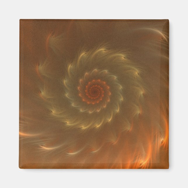 Deep Lava Whirlpool Magnet (Front)