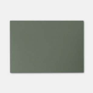 Deep Lichen Green Exclusive One Colour Post-it Notes