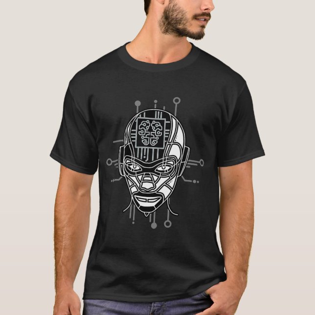Deep Machine Cognitive Computing  Artificial Intel T-Shirt (Front)
