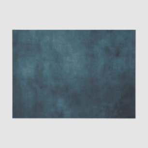 Deep mercury teal blue distressed vintage texture tissue paper