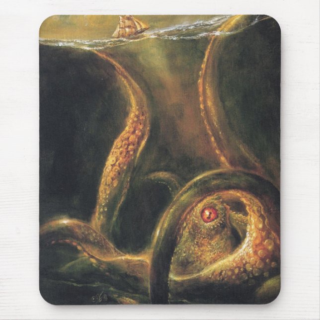 Deep Monster Mousepad (Front)