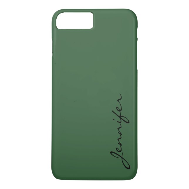 Deep moss green colour background Case-Mate iPhone case (Back)
