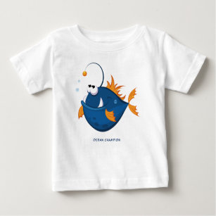 Deep Ocean Angler Fish Baby T-Shirt