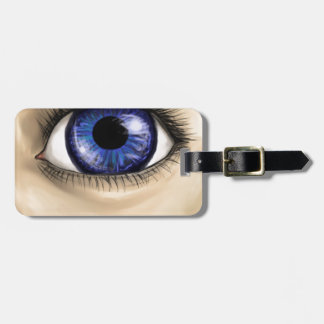 Deep Ocean Blue Eye (Opt: add desired text) Luggage Tag