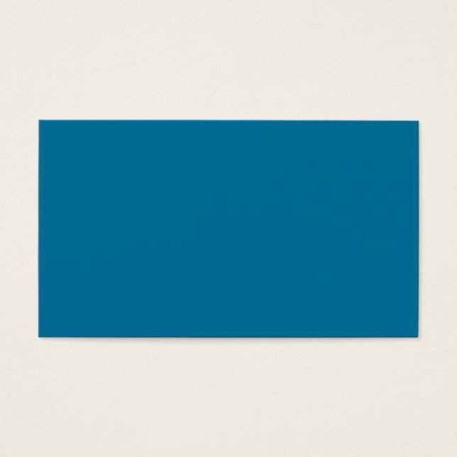 Deep Ocean Blue Personalized Aqua Teal Background (Front)
