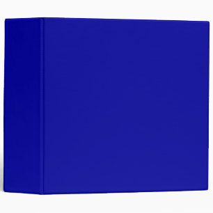 Deep Ocean Blue Solid Colour   Trendy Colour Binder