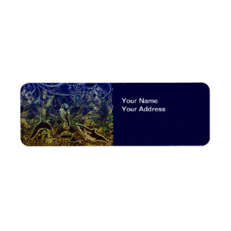 Deep Ocean Return Address Label