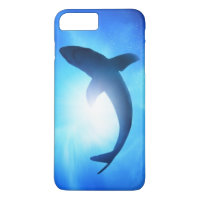 Deep Ocean Shark Silhouette