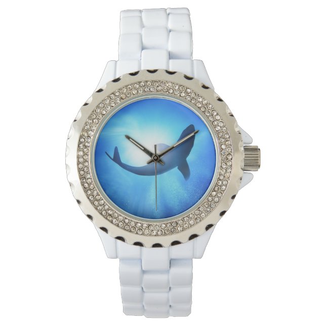 Deep Ocean Shark Silhouette Watch (Front)