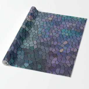 Deep Ocean Stained Glass Wrapping Paper