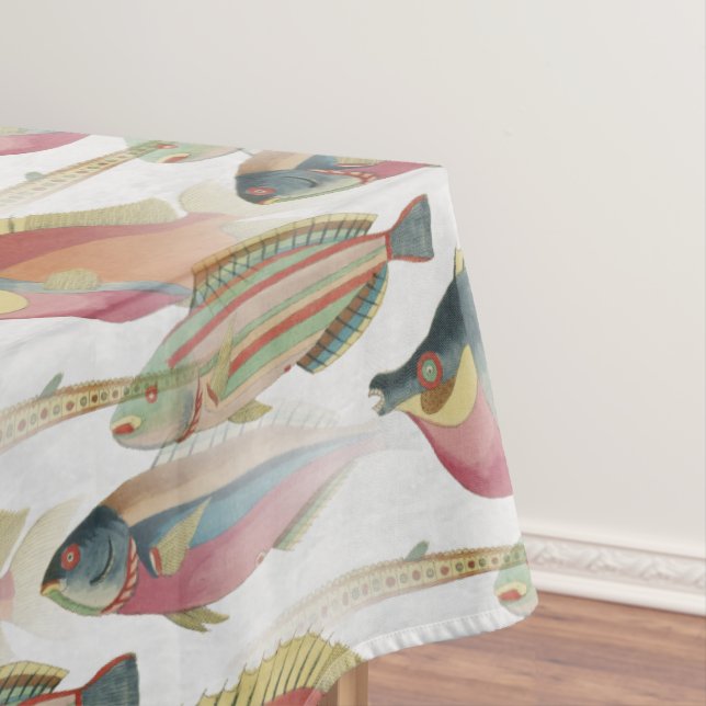 Deep Ocean Wonderful Fish Tableware Tablecloth (In Situ)