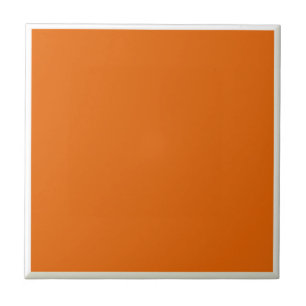 Deep Orange Tile