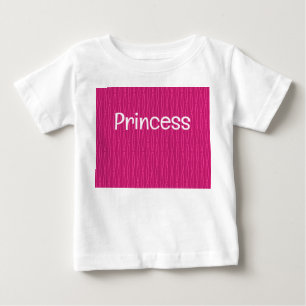 Deep Pink Geometric Repeat Baby T-Shirt