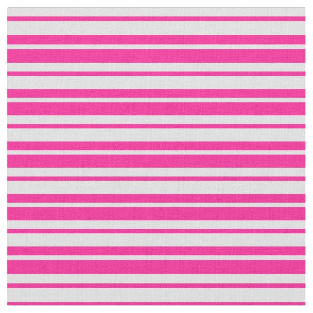 Deep Pink & Lavender Coloured Pattern Fabric (Close Up)
