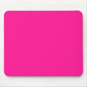 Deep Pink Solid Colour Mouse Pad