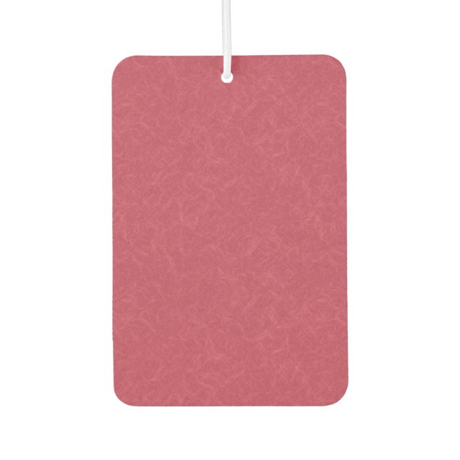 Deep pink  textured swirling  pattern air freshener (Front)