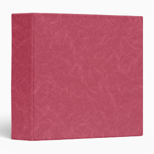 Deep pink  textured swirling  pattern binder