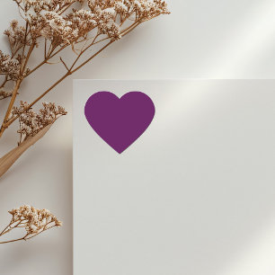 Deep Plum - Elegant Solid Plum - Stickers