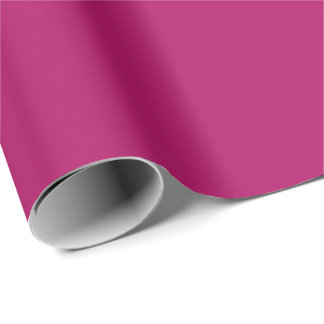 Deep Plum Solid Colour Elegant Wrapping Paper