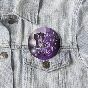 Deep Purple Bachelorette Party 3 Inch Round Button